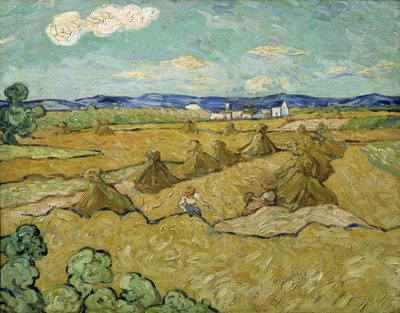 The Haystacks by Vincent van after Gogh